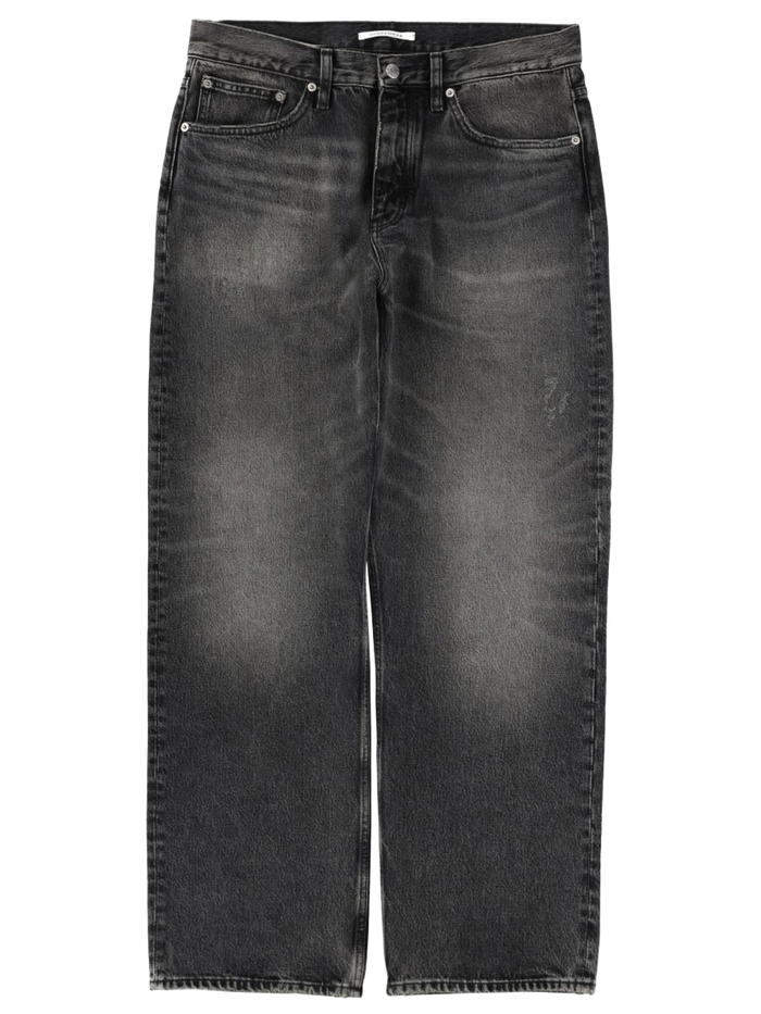 Jeans Loose Black Cotton