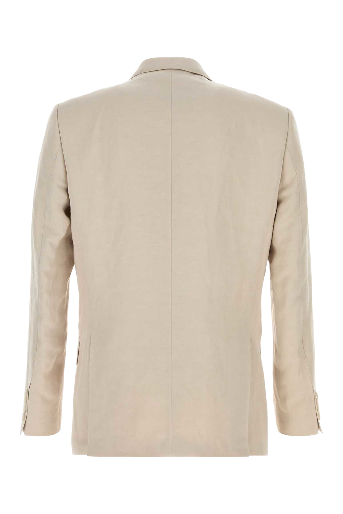 Sand Lyocell Blend Blazer Opengrey Giacche E Gilet