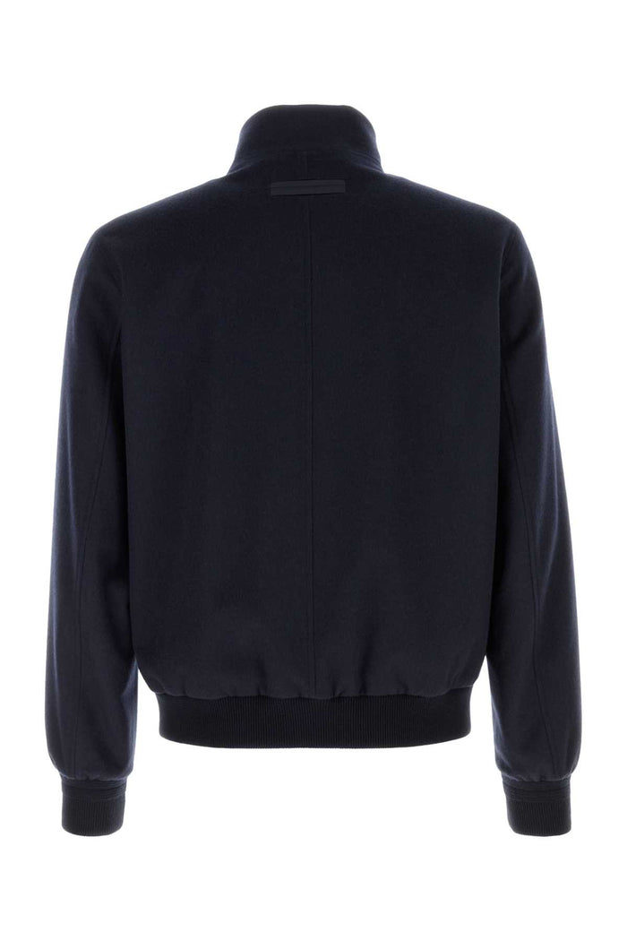 Dark Blue Cashmere Jacket B99r Giubbini