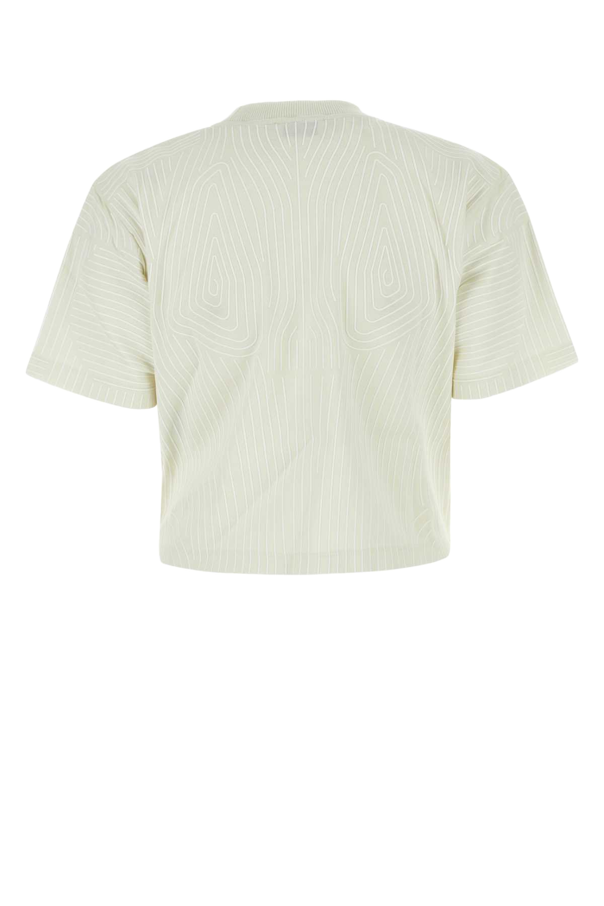 Ivory Cotton Oversize T-Shirt Whtwht Exterior