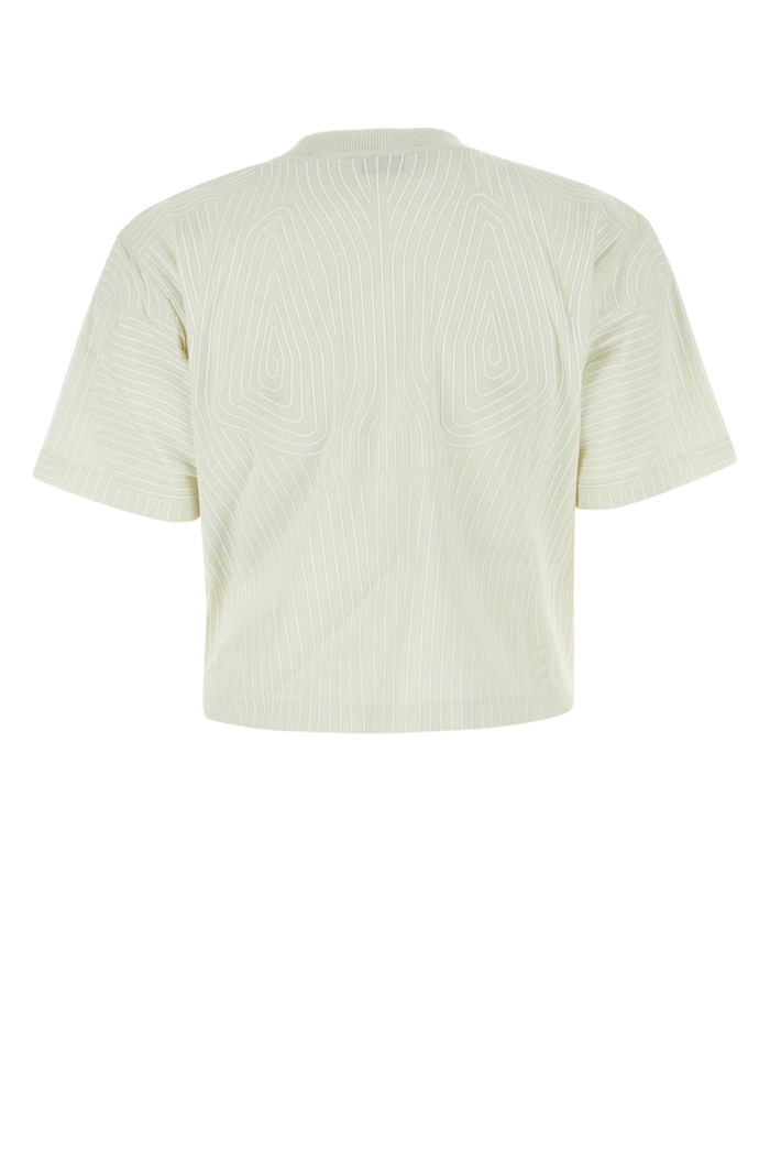 Ivory Cotton Oversize T-Shirt Whtwht Exterior