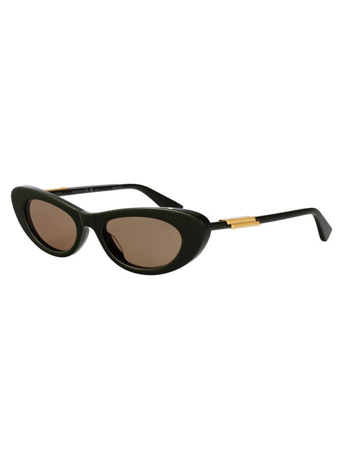 Bv1447s Green-green-brown Acetate Sunglasses