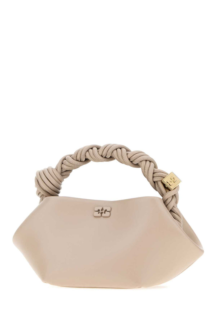 Oystergray Recycled Leather Pu Polyester Borse A Mano