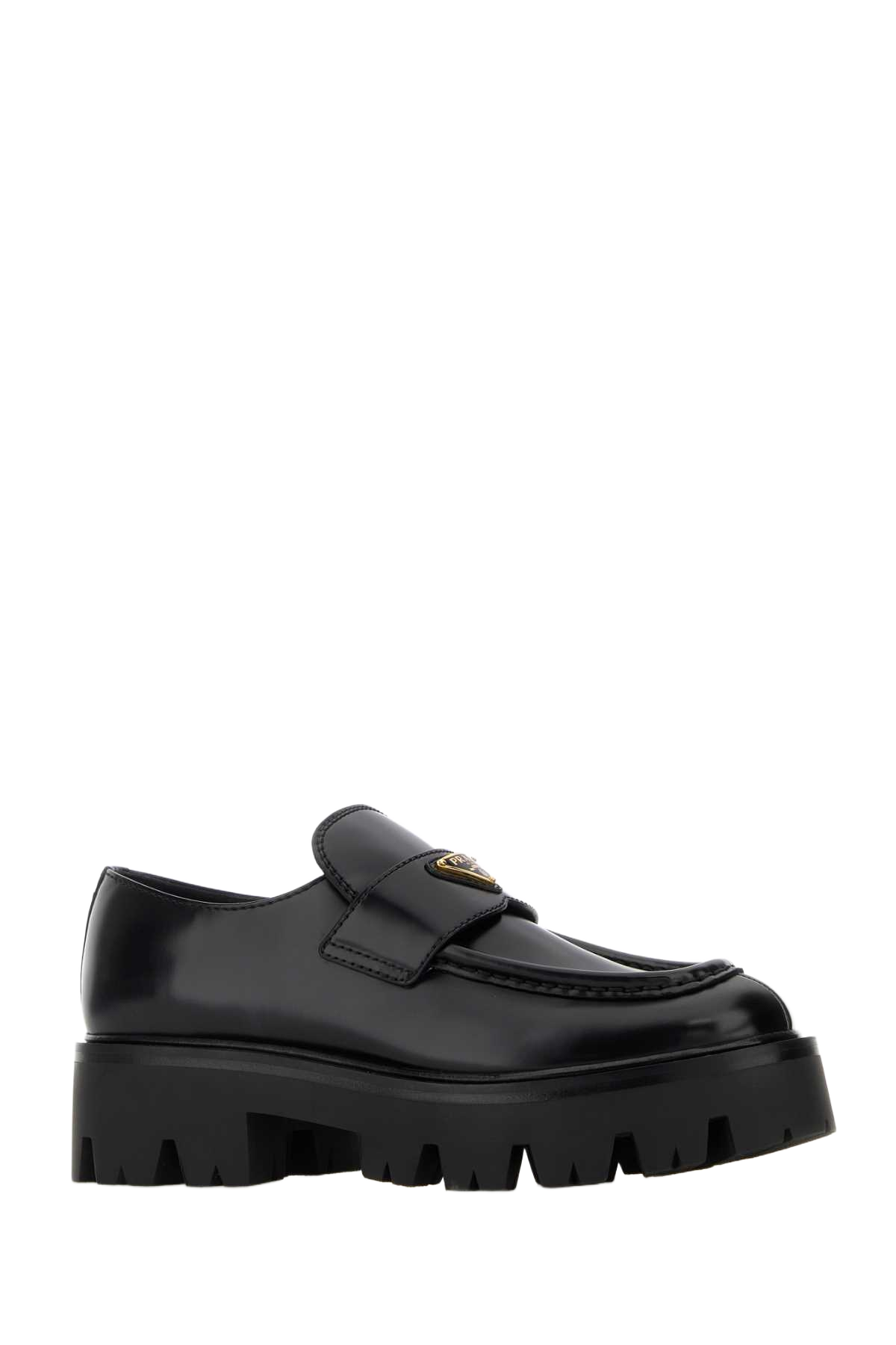 Black Leather Loafers Nero Vitello Mocassini
