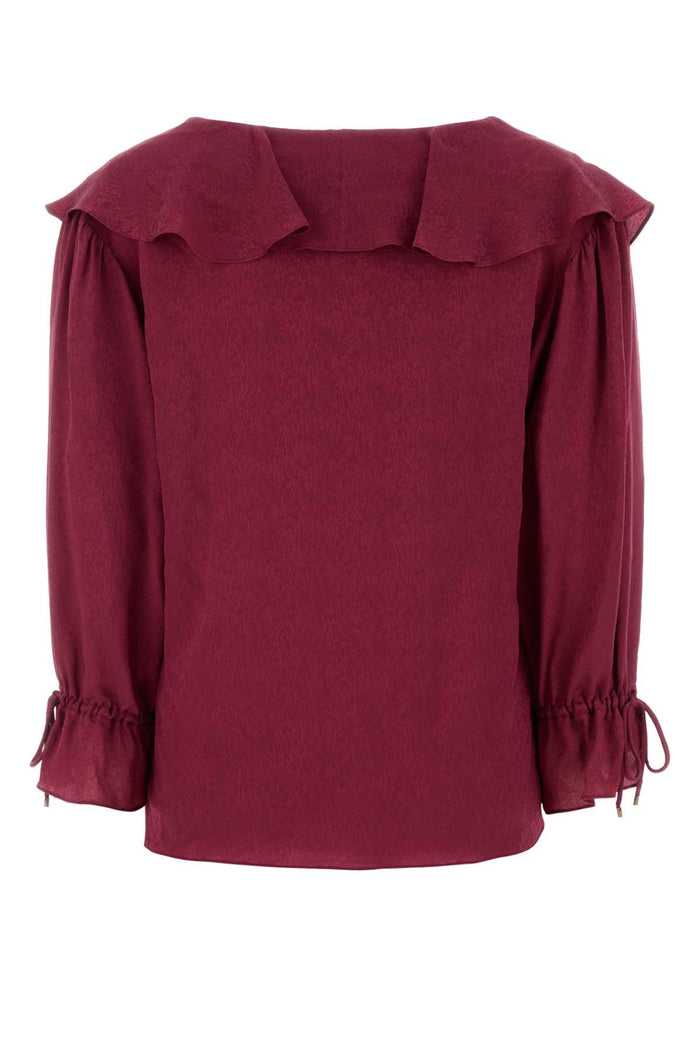Fucsia Exterior: Silk Maglie