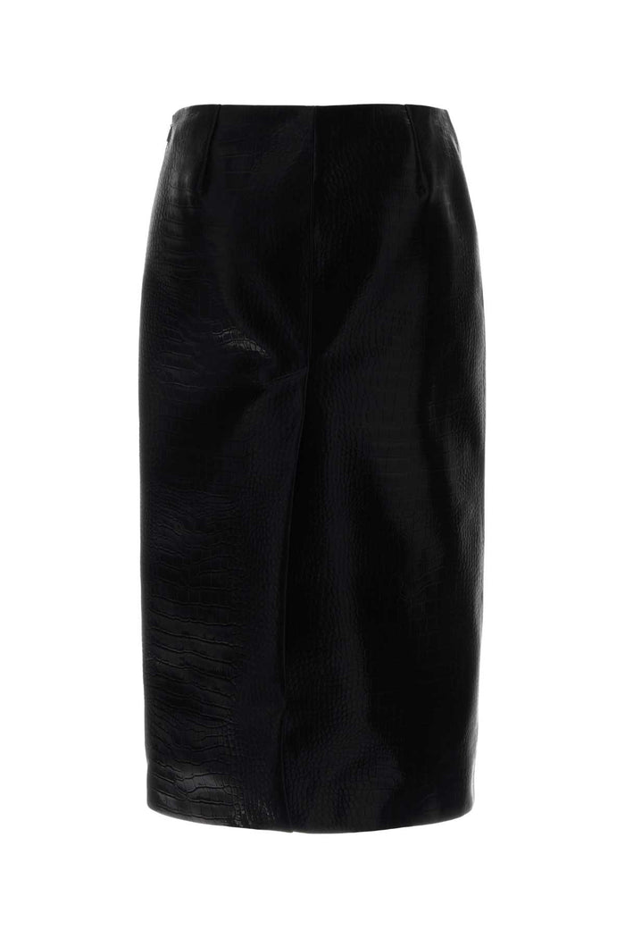 Skirt Blackblackblack Lamb Skin Gonne