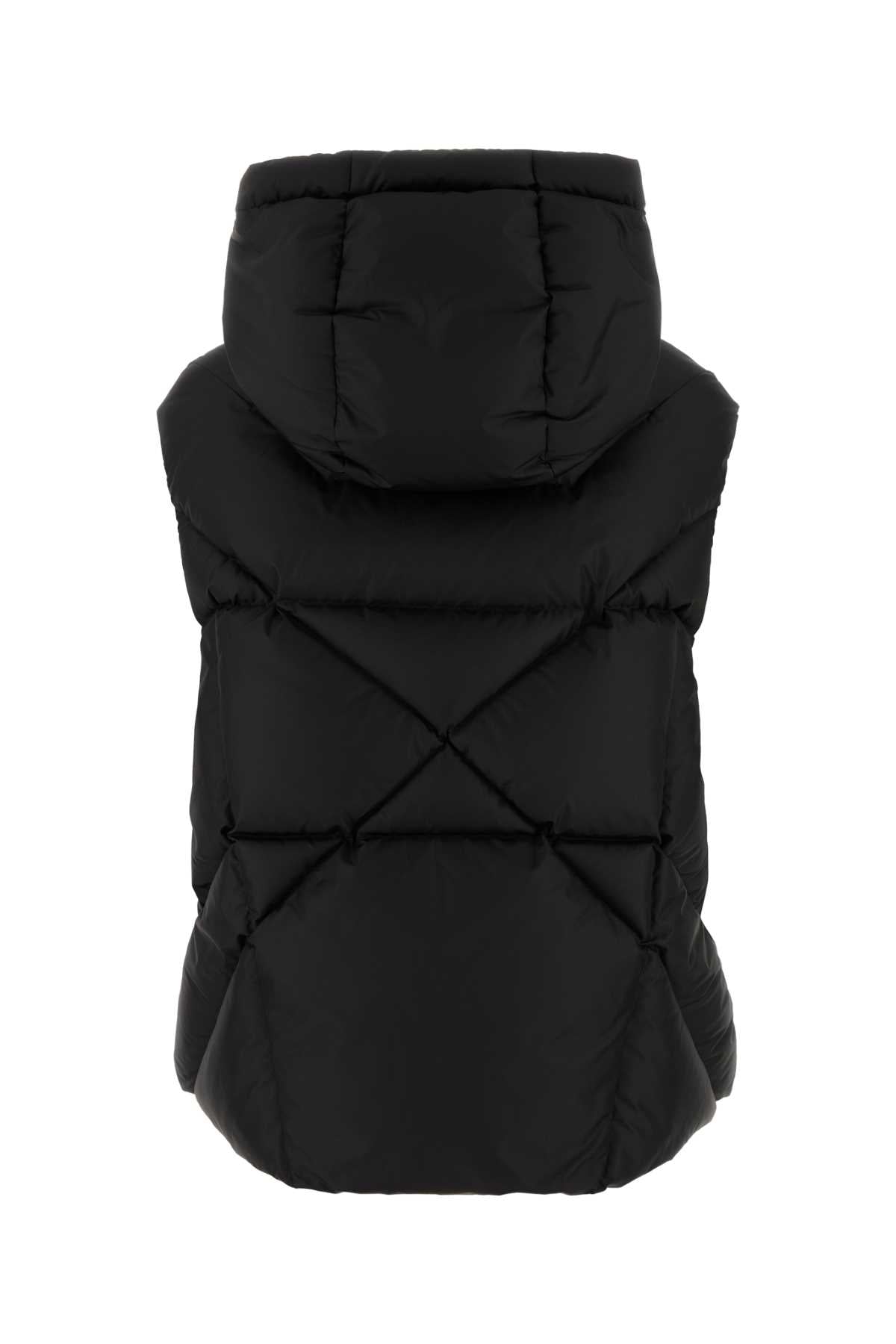 Black Polyester Blend Down Jacket Piumini