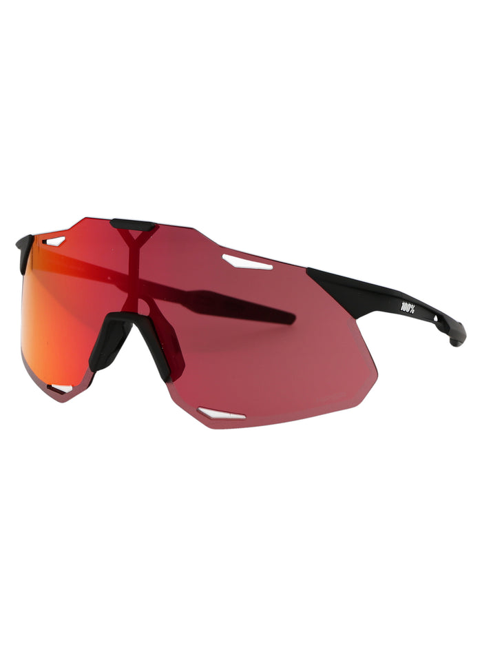 60002-00003 00003 Soft Tact Black - Hiper Red Multilayer Mirror Lens Acetate Sunglasses