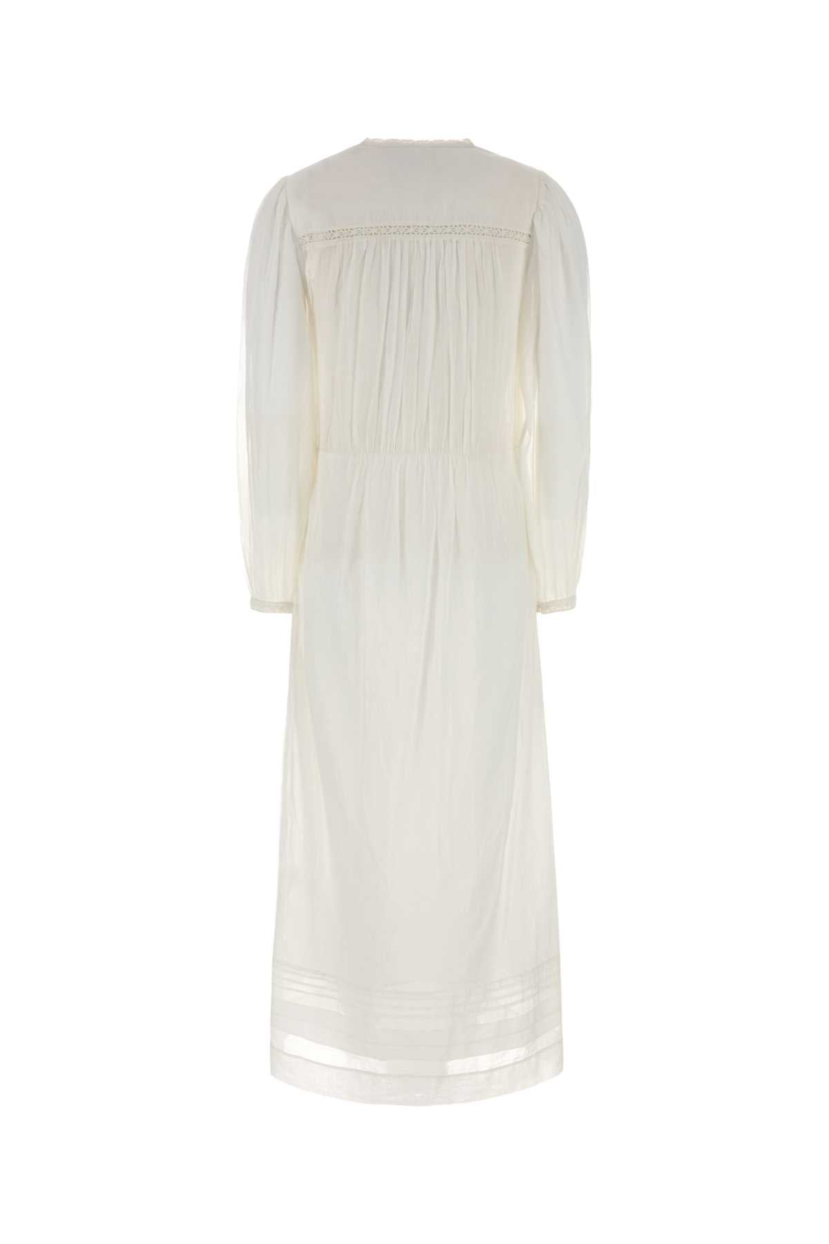 White Cotton Gisela Dress Abiti
