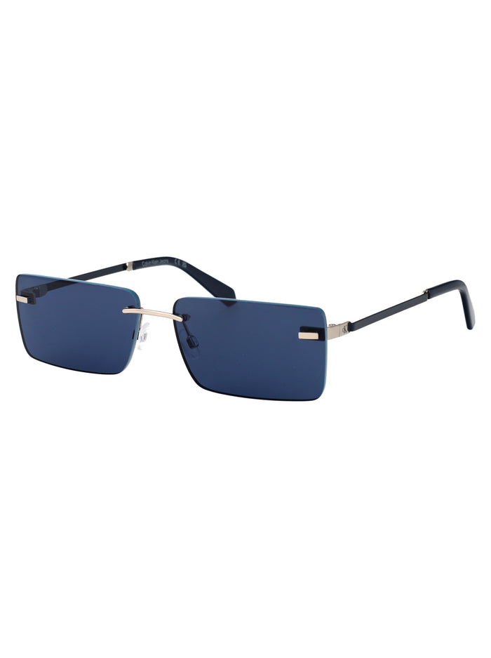 Ckj25206s 44 Blue Metal Sunglasses