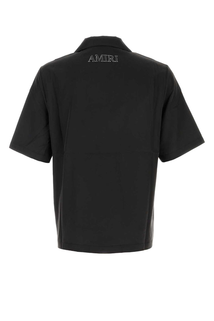 Slate Modal Blend Shirt Black Exterior: Polyester Camicie