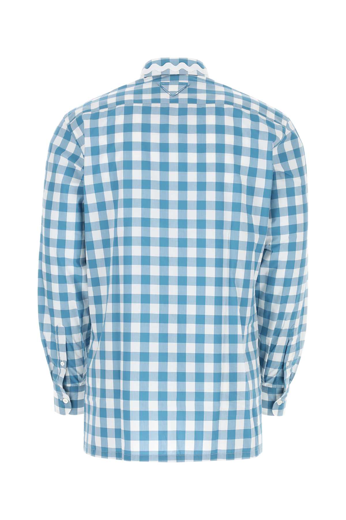 Embroidered Poplin Shirt F03dv Exterior: Cotton Camicie