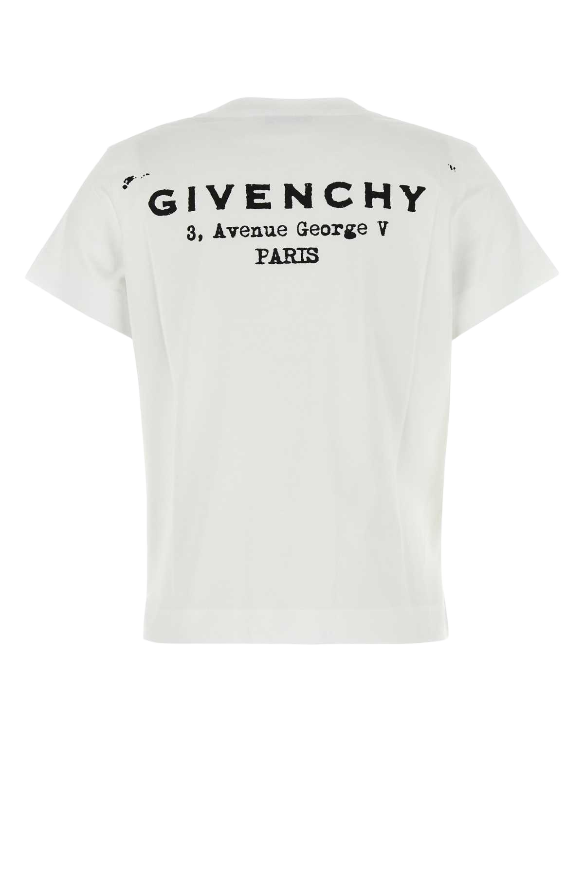 White Cotton T-Shirt Exterior
