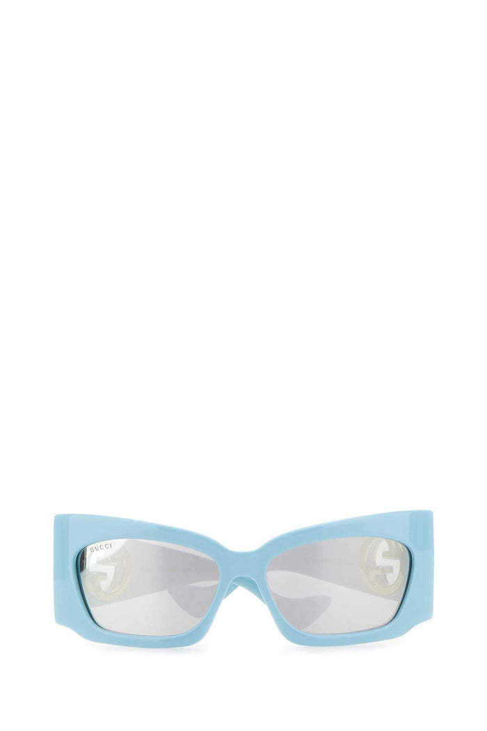 Light-Blue Acetate Sunglasses Blulightblusilver Occhiali Da Sole
