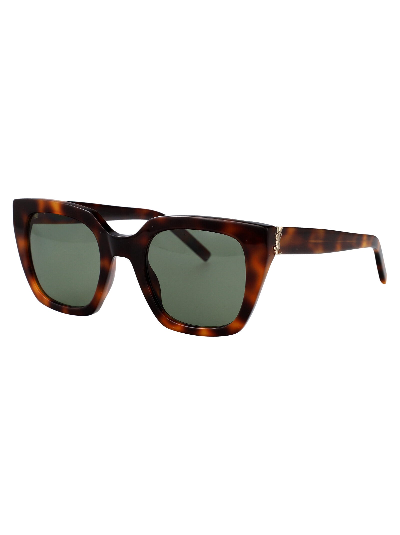 Sl M143 003 Havana-havana-green Acetate Sunglasses