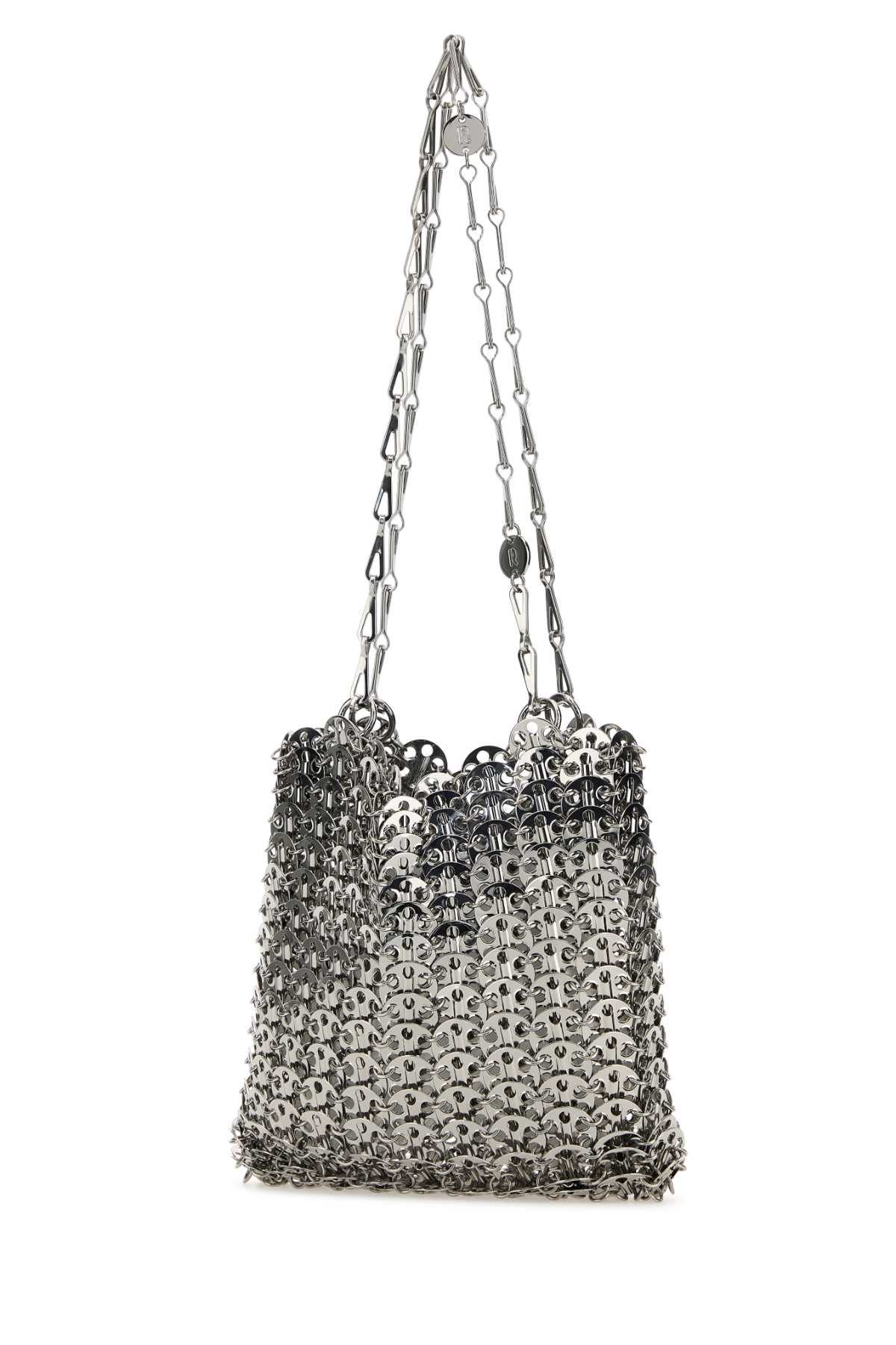 Silver Metal Chain 1969 Shoulder Bag Exterior: Borse A Mano