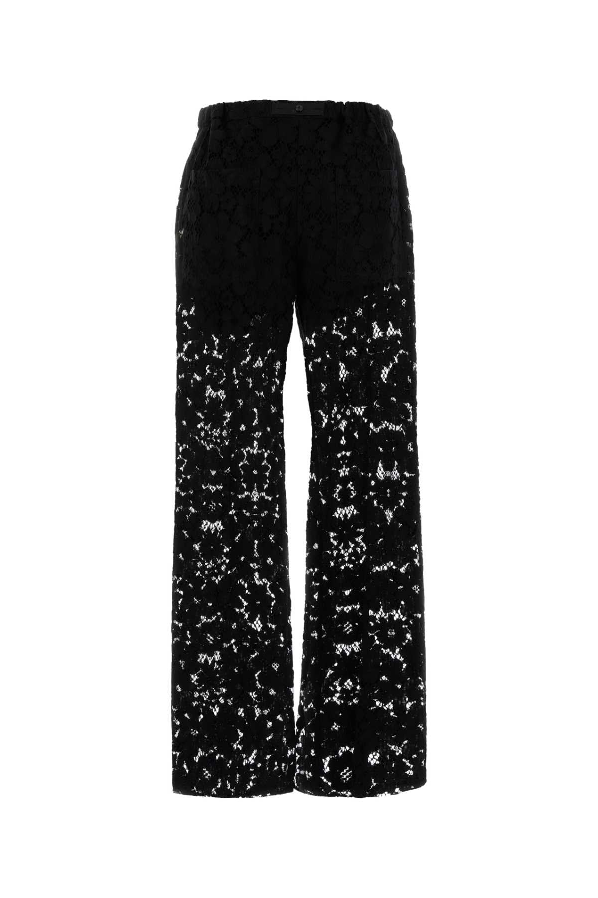 Black Lace Pant Pantaloni