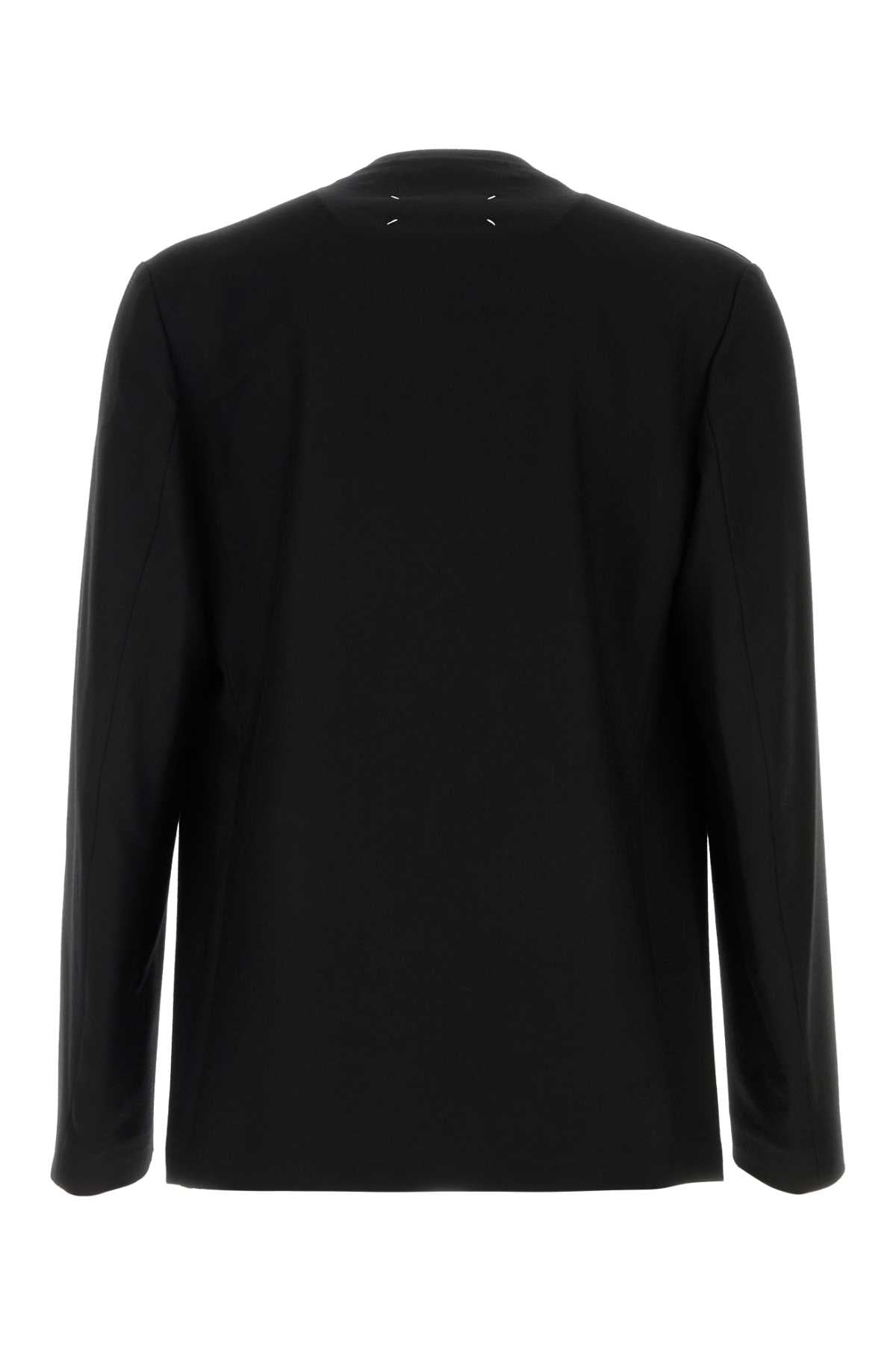 Black Exterior: Virgin Wool Giacche E Gilet