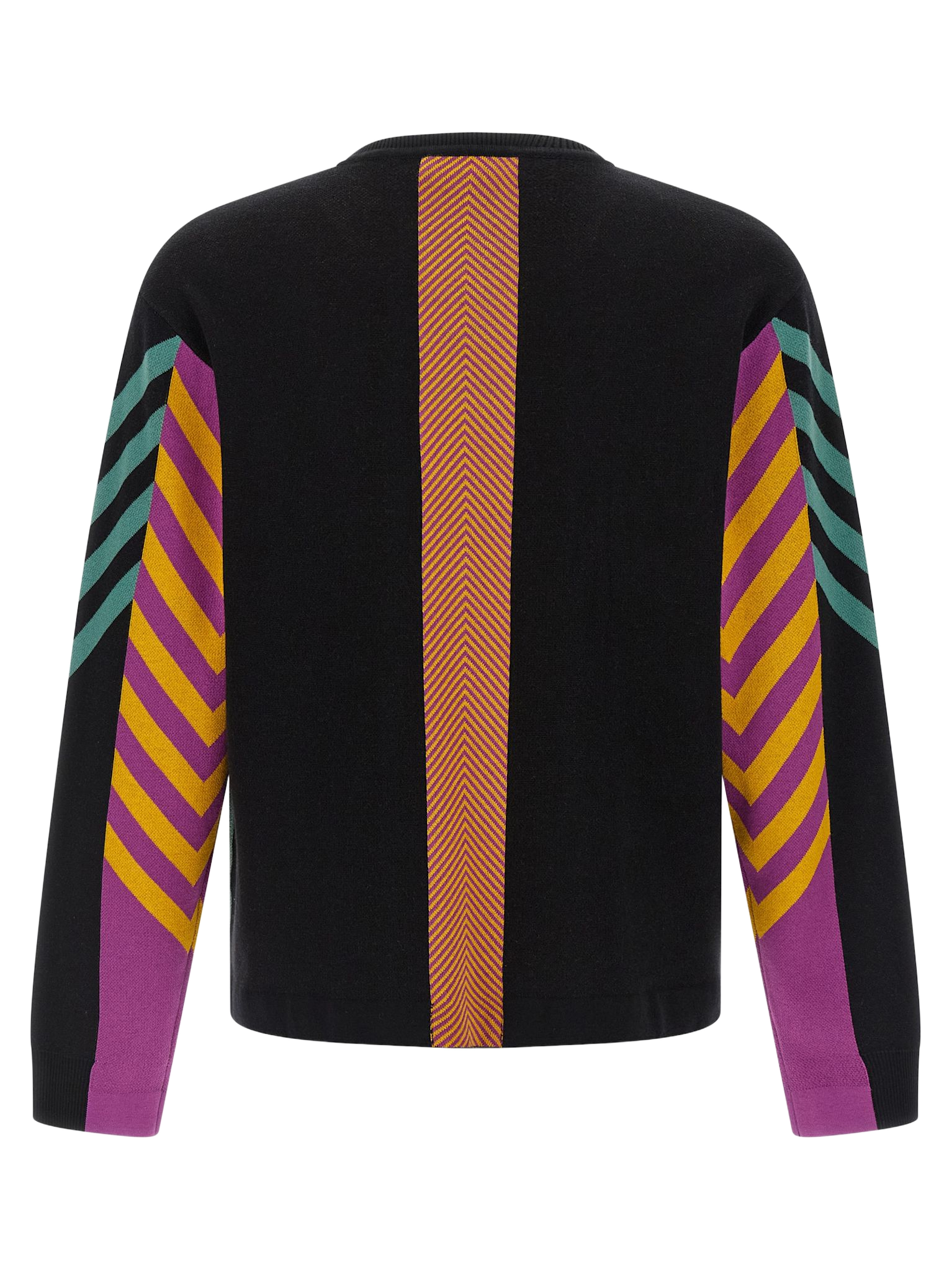 Gizi Panelled sweater Multicolor Cotton Sweater, Cardigans