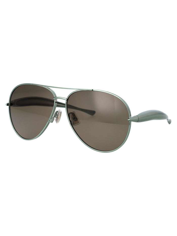 Bv1305s 006 Green Brown Metal Sunglasses