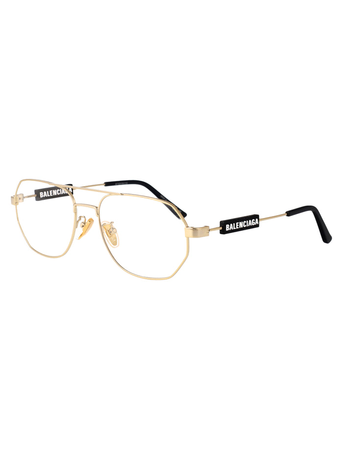 Bb0117o 003 Gold Transparent Metal Optical