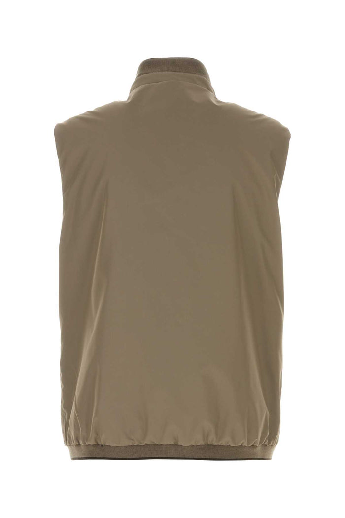 Mud Polyester Fioresi Reversible Jacket Visone Giubbini