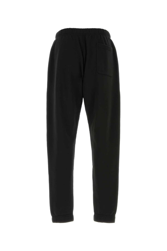 Black Cotton Joggers Exterior: Pantaloni