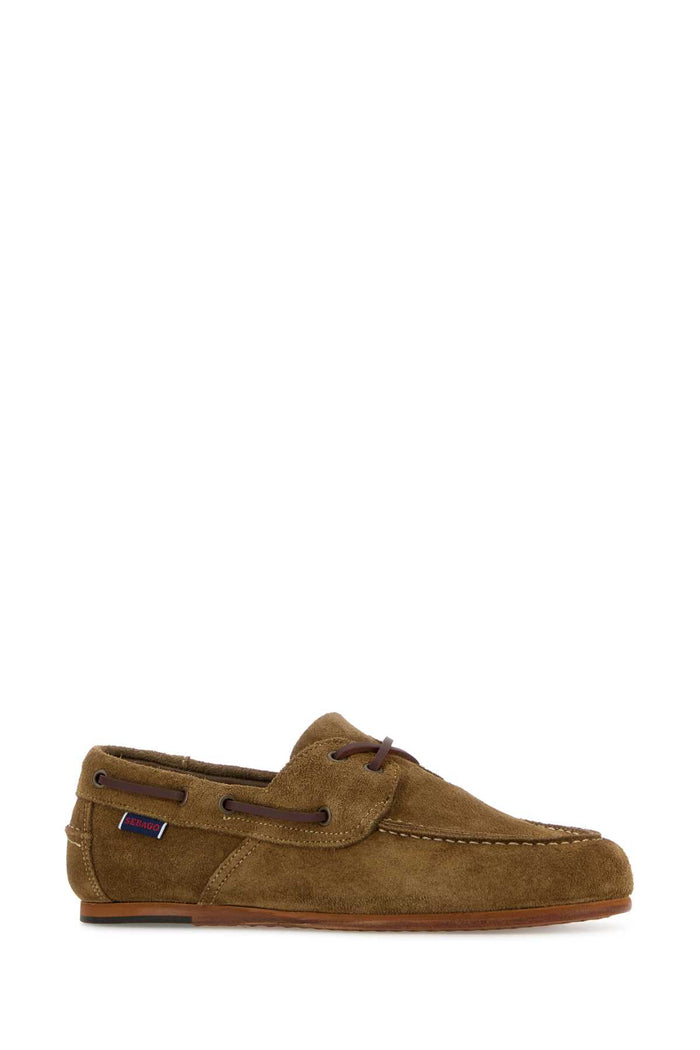 Brown Suede Owen Loafers Browntaupe Mocassini