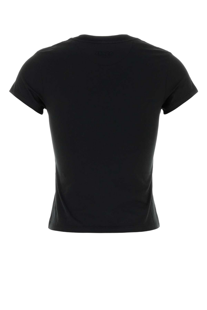 Black Cotton T-Shirt Exterior
