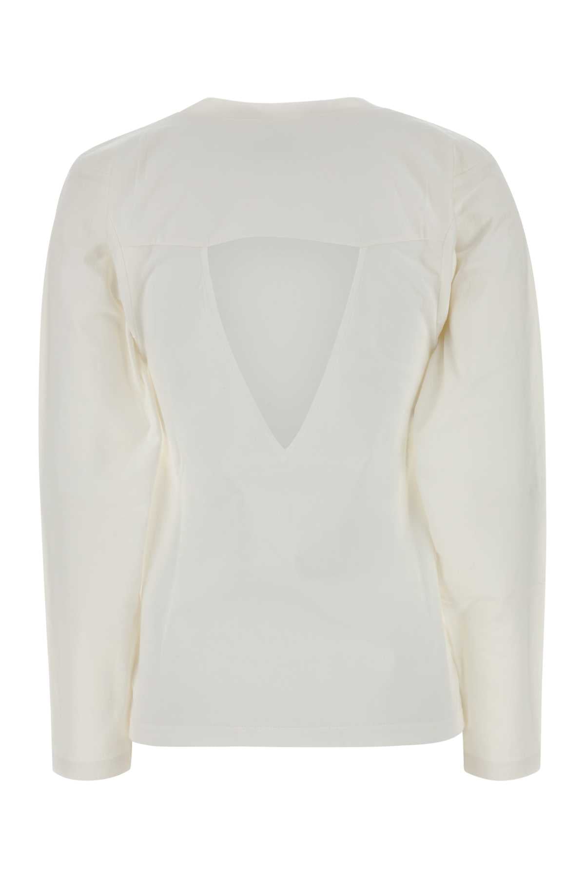 Optic White Exterior: Cotton T-shirt