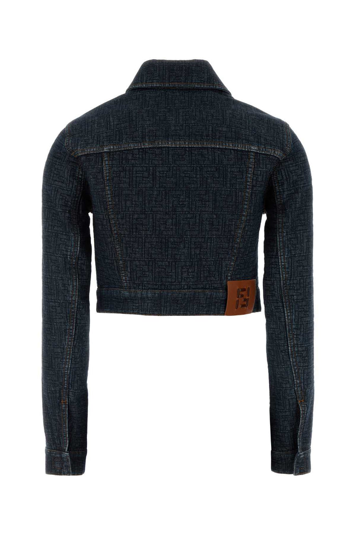 Denim Padded Jacket Blueberry-26 Giubbini