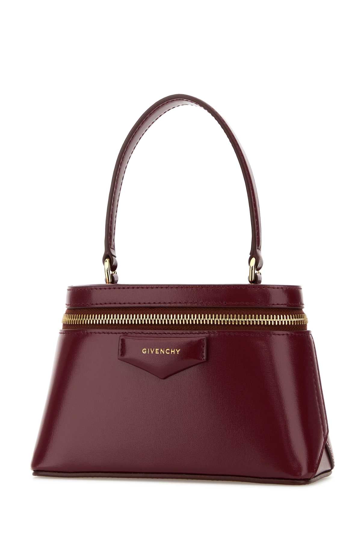 Grape Leather Antigona Handbag Burgundy Borse A Mano