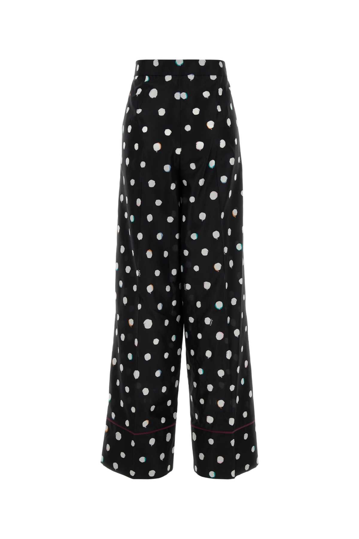 Black Exterior: Silk Pantaloni