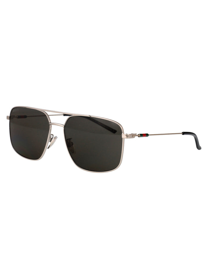 Gg2096sa Silver-silver-grey Metal Sunglasses