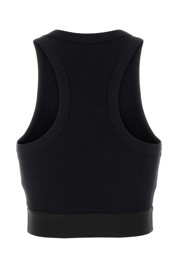 Black Exterior: Cotton Elastane T-shirt