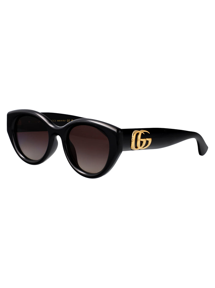 Gg1976sk Black-black-grey Injected Sunglasses