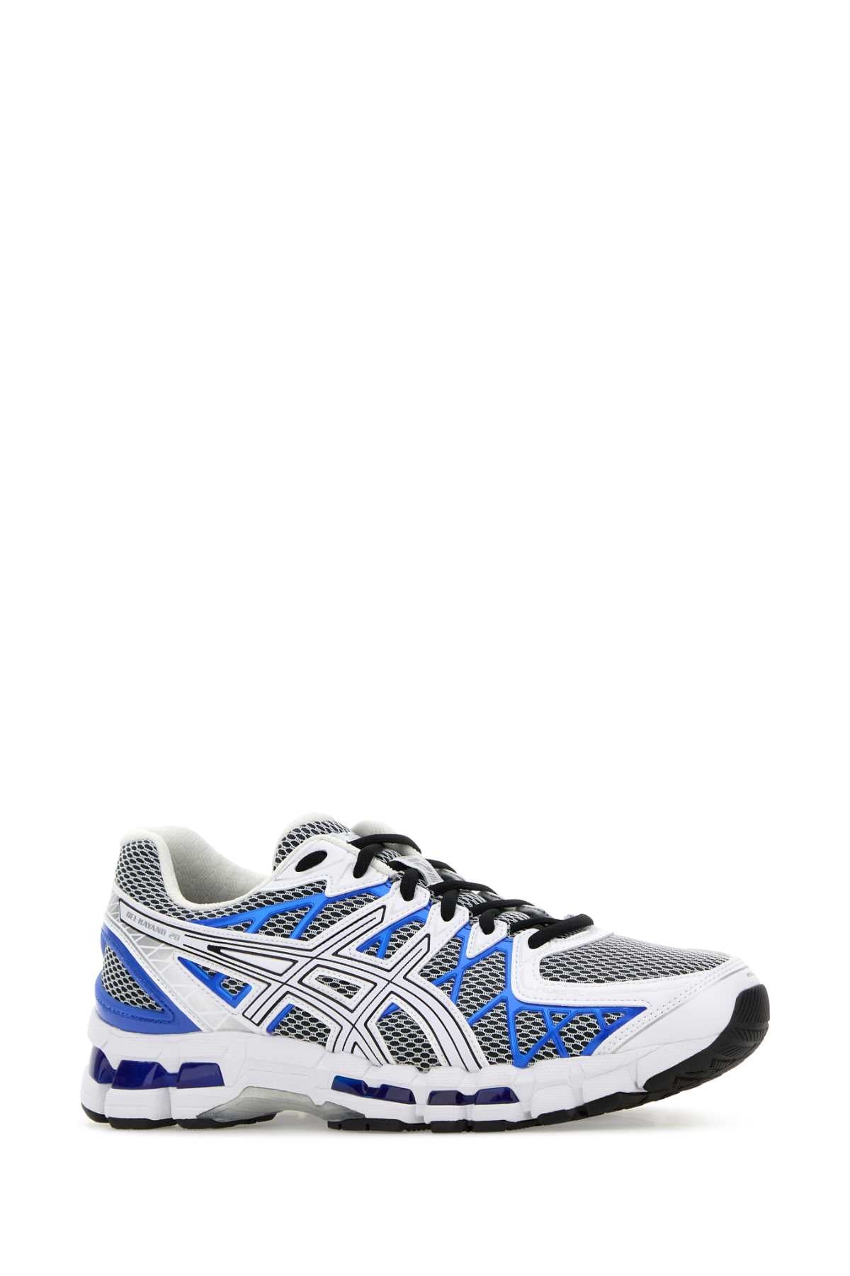 Multicolor Mesh And Rubber Gel-Kayano 20 Sneakers White/illusion Blue
