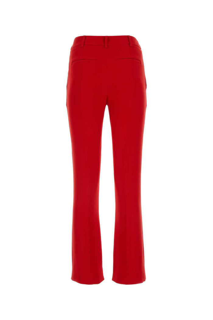 Red Cady Pant Rosso Exterior: Silk Pantaloni