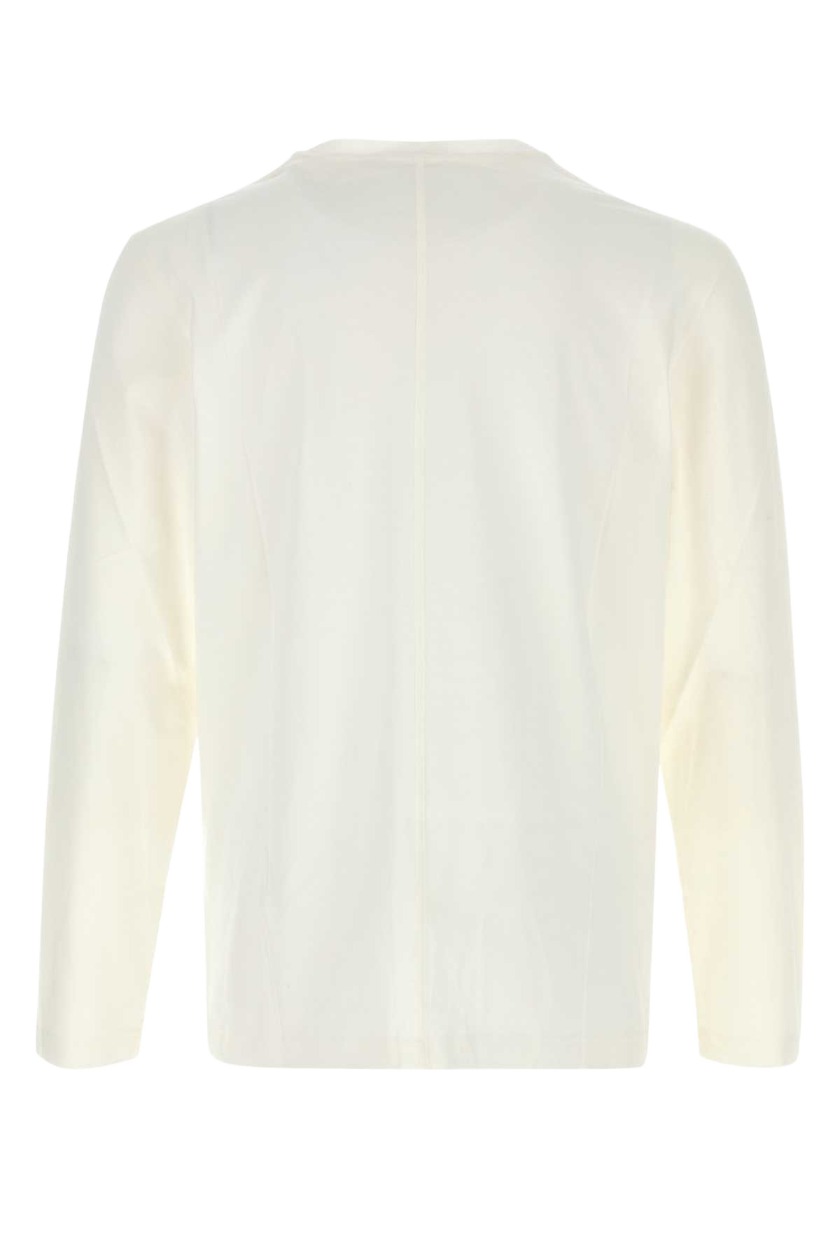 White Cotton Leon T-Shirt Exterior