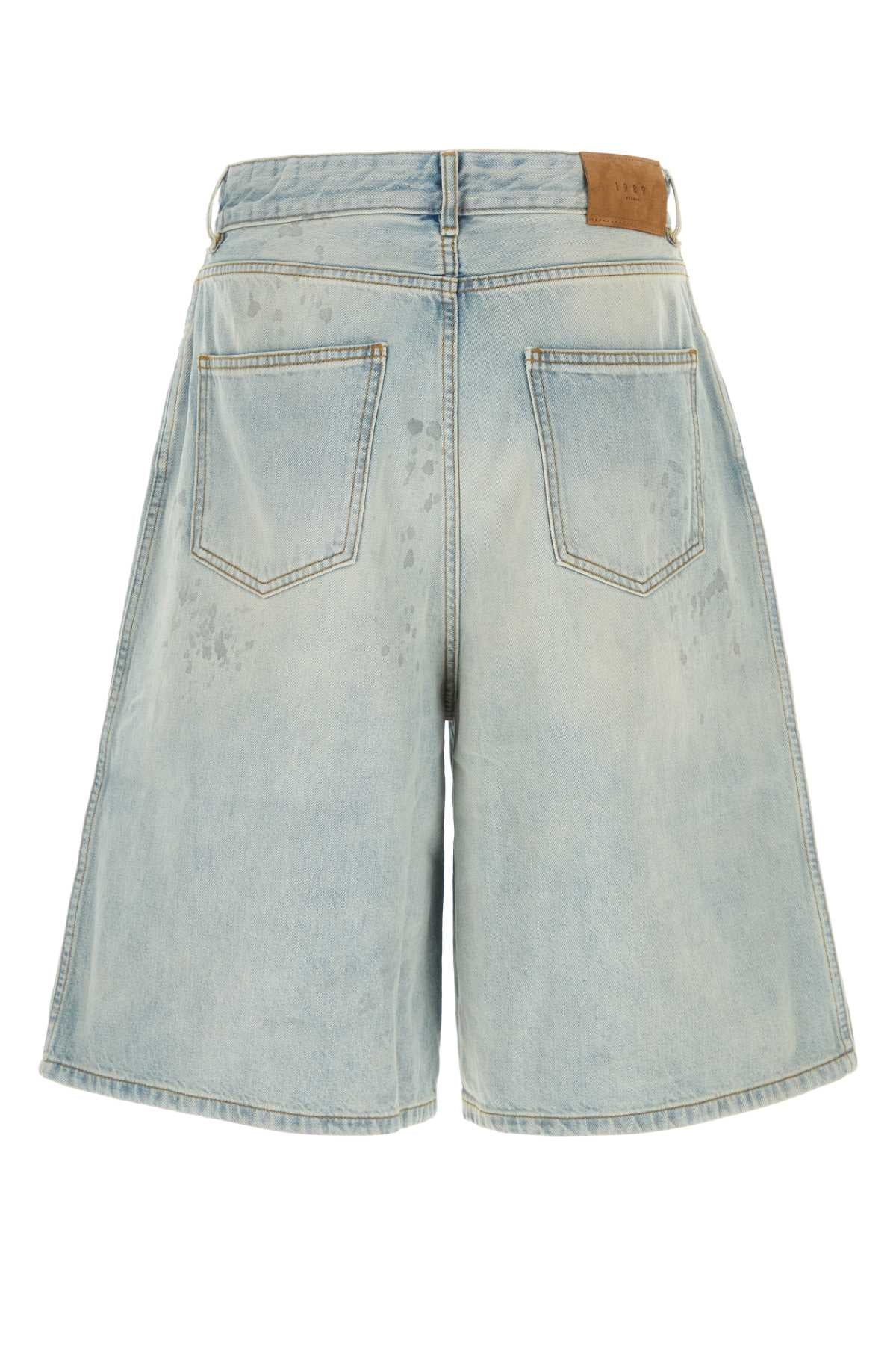 S03mcd001den001 6100 Light Blue Exterior: Cotton Short