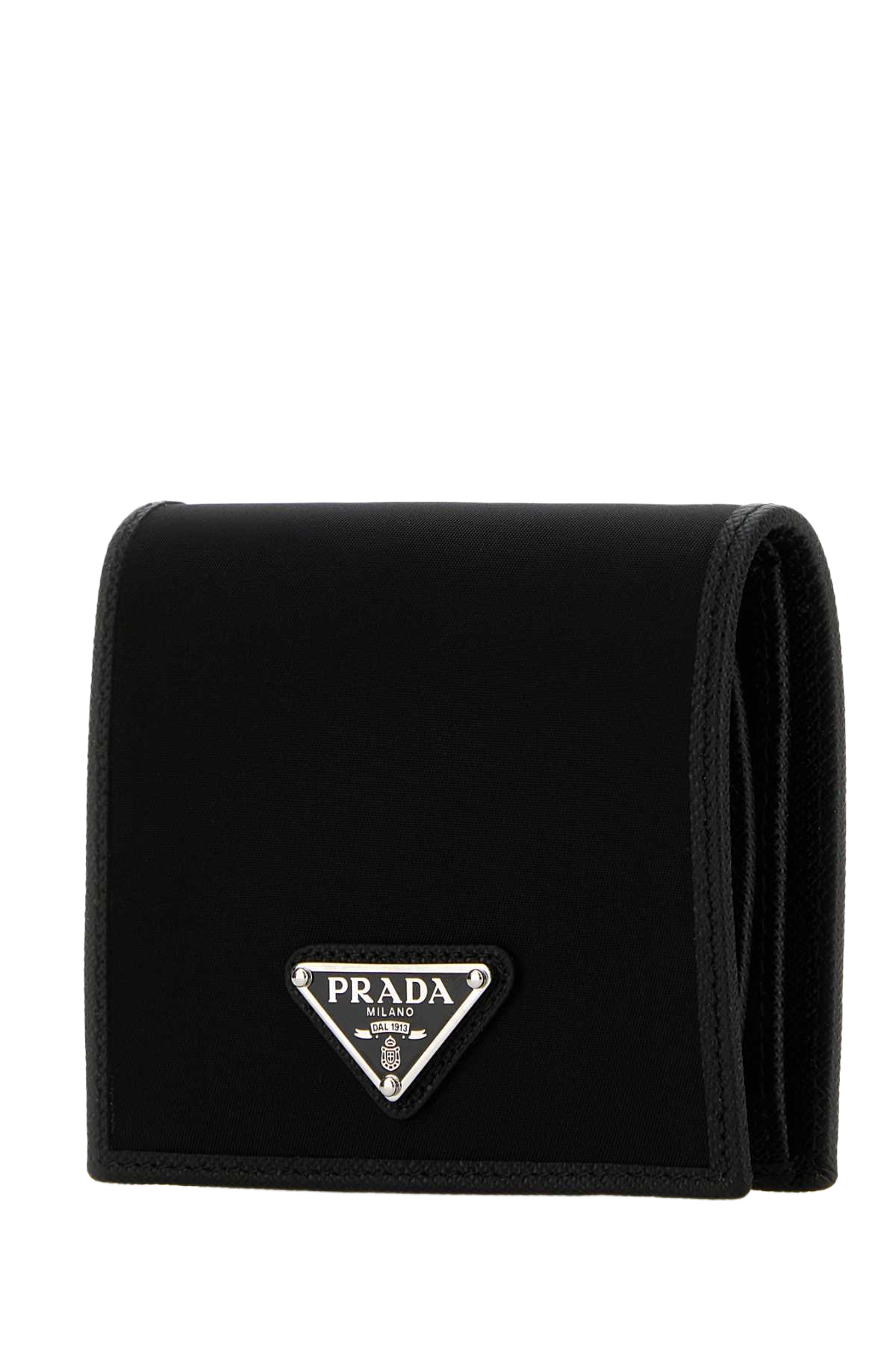 Black Nylon Wallet Nero Poliammidericiclata-vitello Portafogli