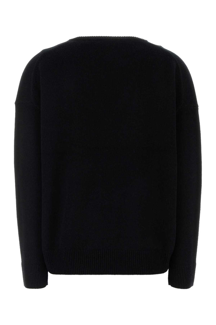 Black Cashmere Sweater Exterior: Maglieria