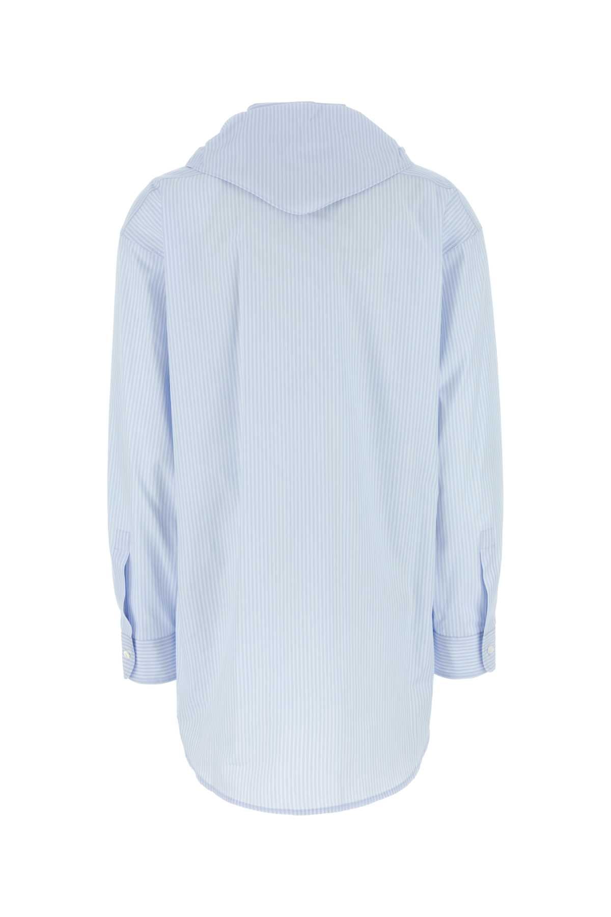 Embroidered Poplin Shirt Cielo Co-trochusniloticus Camicie