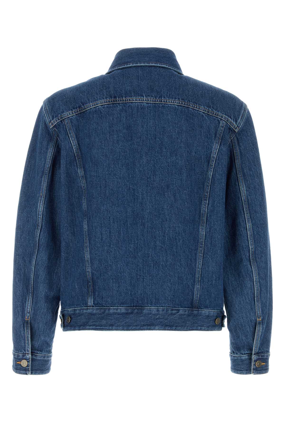 Denim Jacket Mediumbluedenim Cotton Giubbini