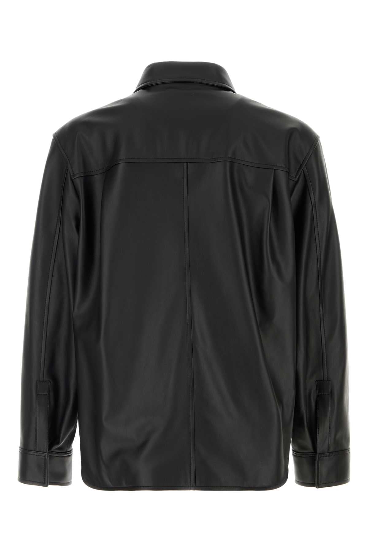 Black Leather Shirt Camicie