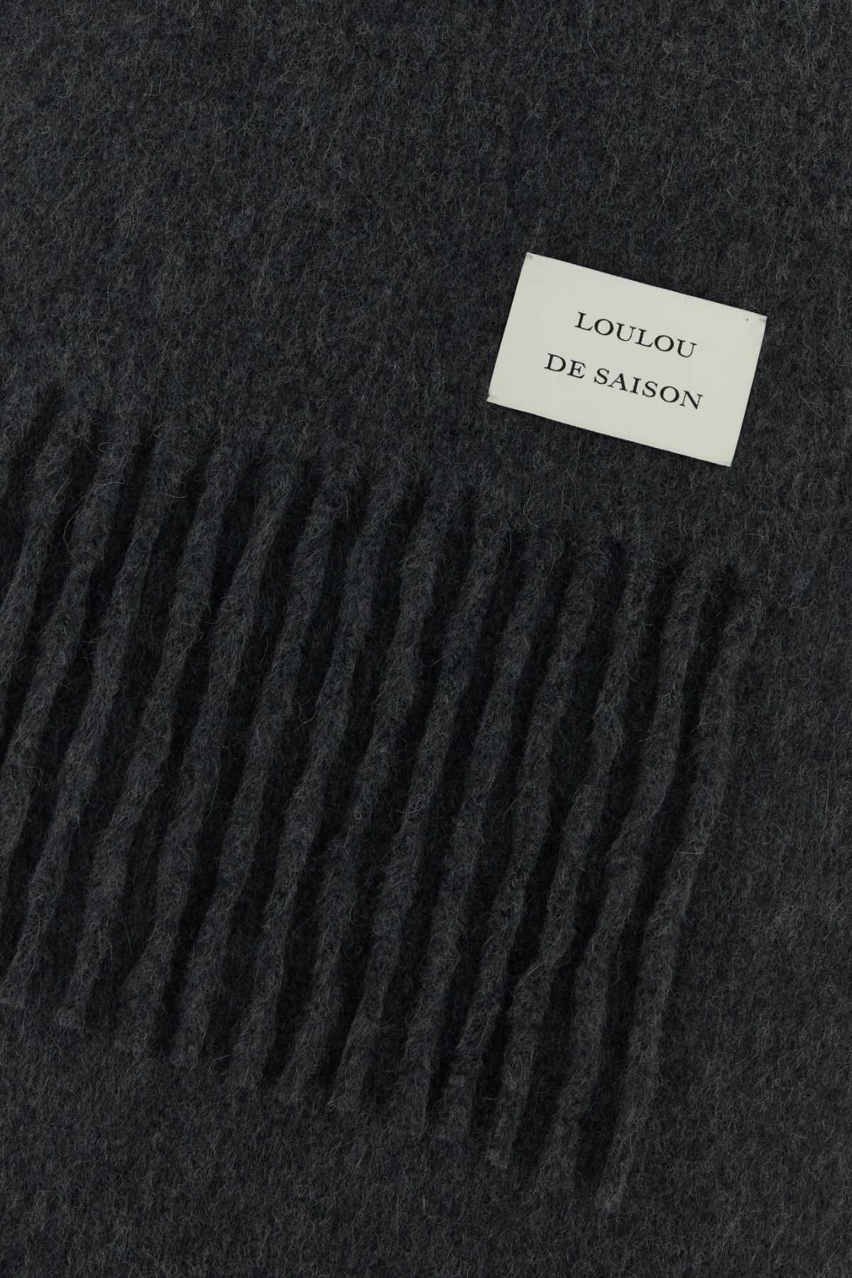 Santo Anthracitemelange Exterior: Alpaca Nylon Sciarpe E Foulard