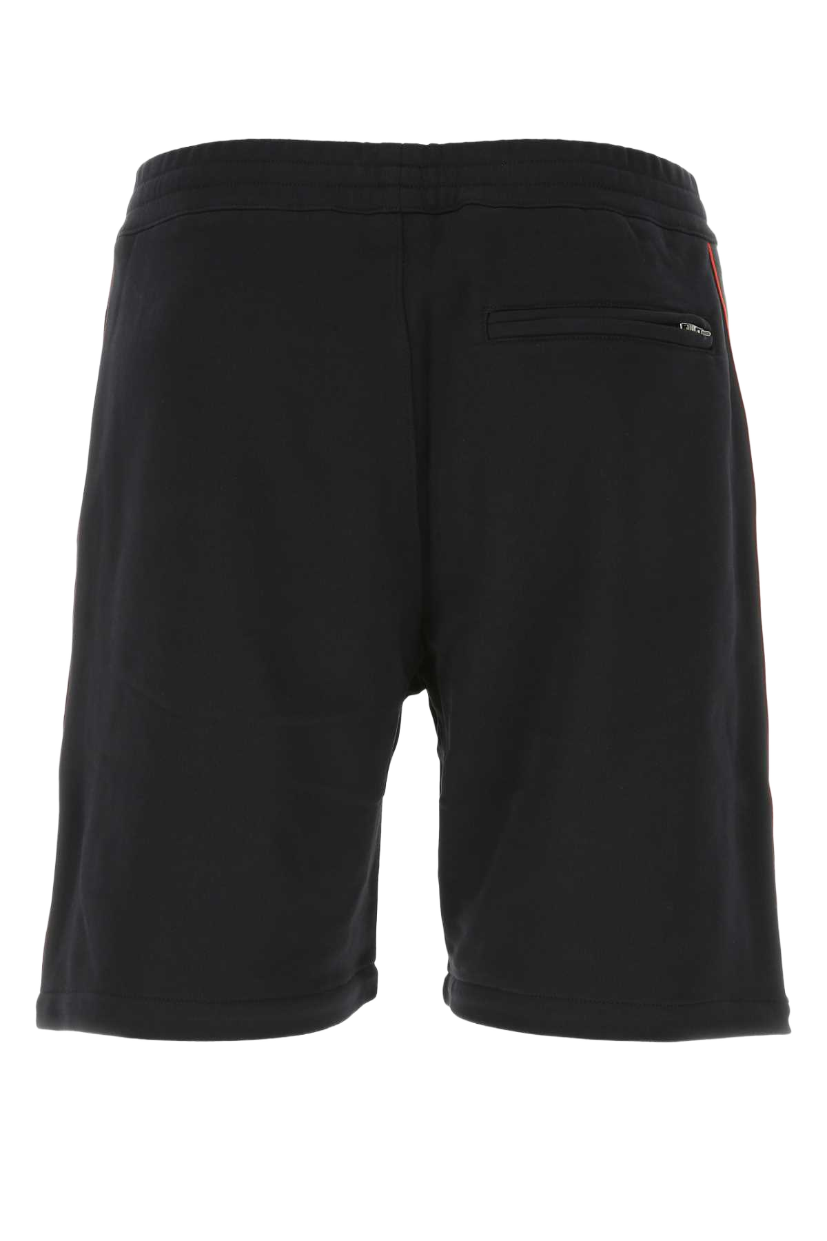 Black Cotton Bermuda Shorts 0901 Exterior