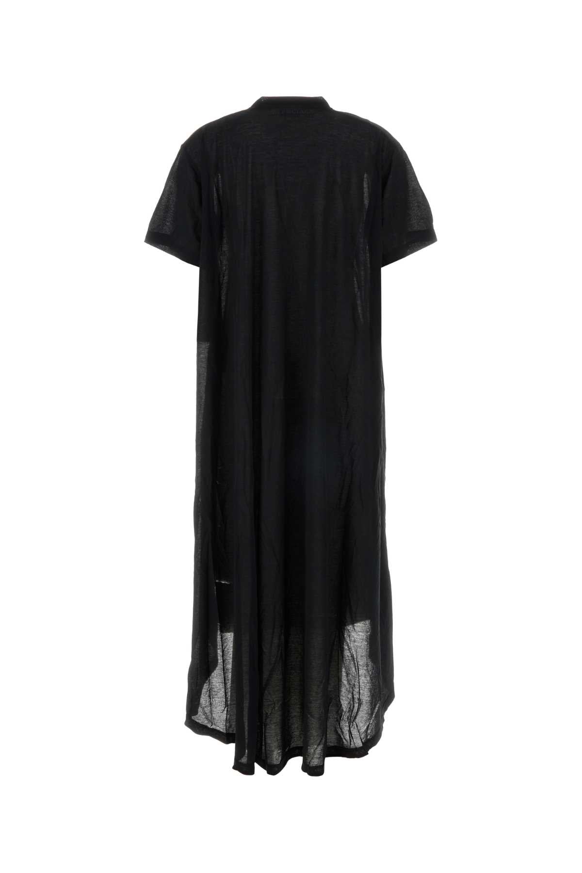 Black Cotton Blend T-Shirt