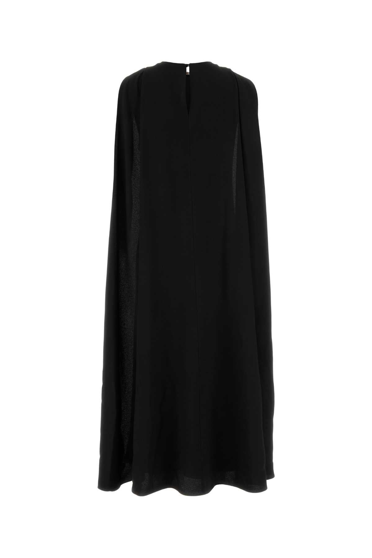 Black Crepe Dress Blackblack Abiti