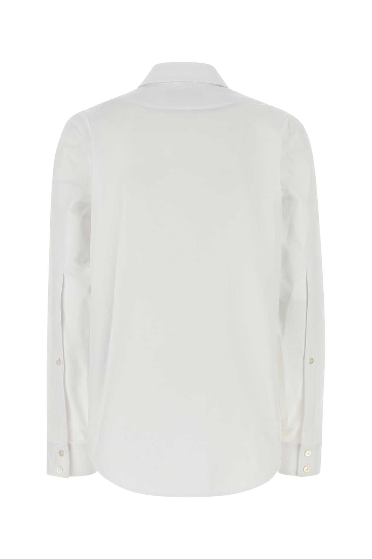 White Poplin Shirt Exterior: Cotton Camicie